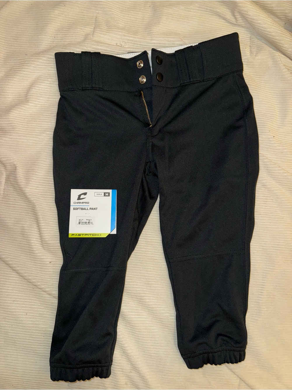 Kids Black Softball Pants